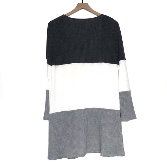 GAMEDAY COUTURE University of Oregon Colorblock Open Cardigan L - Picture 2 of 8